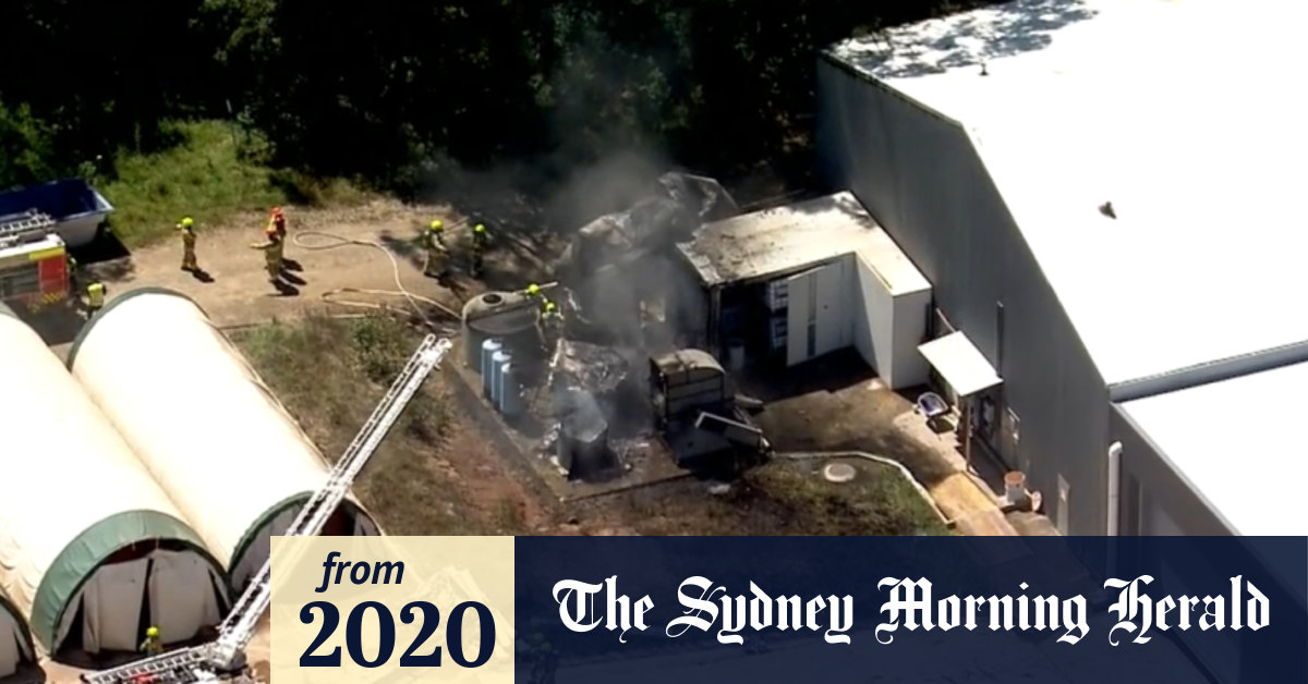 Video Factory fire in Sydney